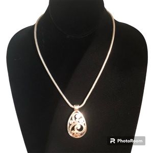 Brighton “Brighton Your Summer” Silver Plated Contempo Pendant Necklace
